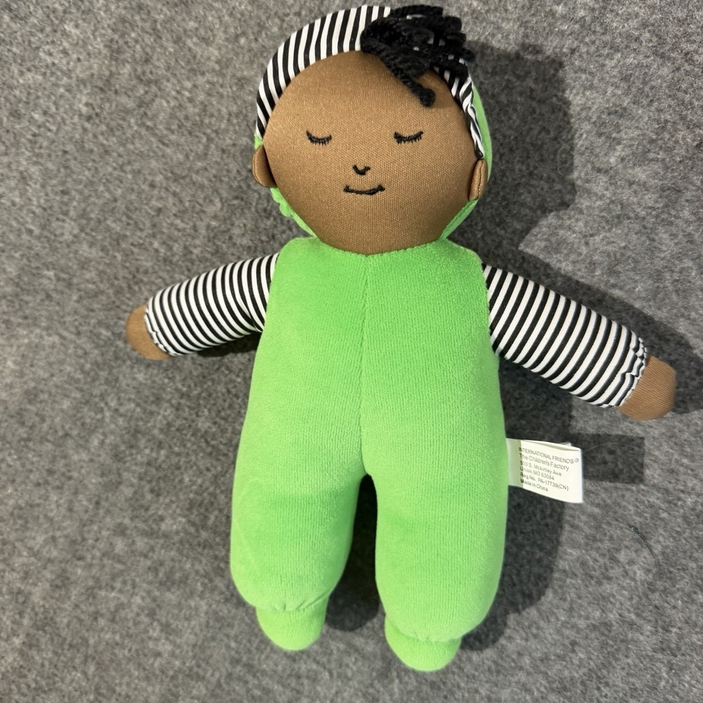 International Friends African American plush doll‎ by The Children's Factory